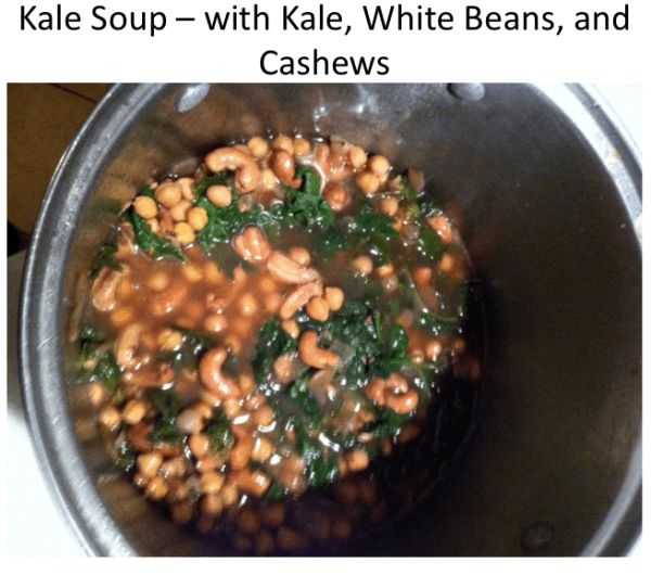 Kale Soup in Pot