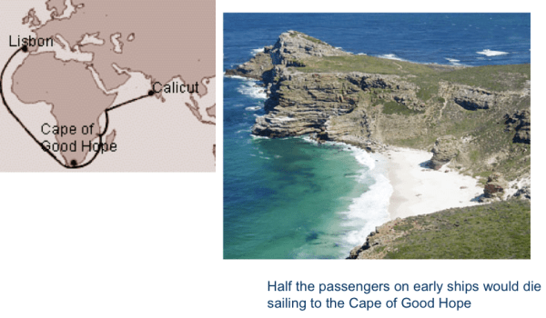 Sailing to Cape of Good Hope