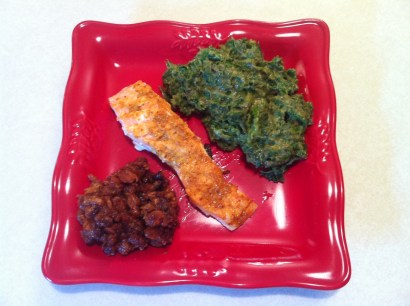 Salmon Kale Beans Sunday